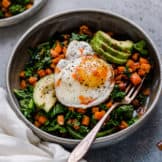Kale and Sweet Potato Sauté - The Real Food Dietitians