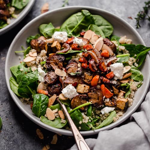 Balsamic Roasted Vegetables with Quinoa