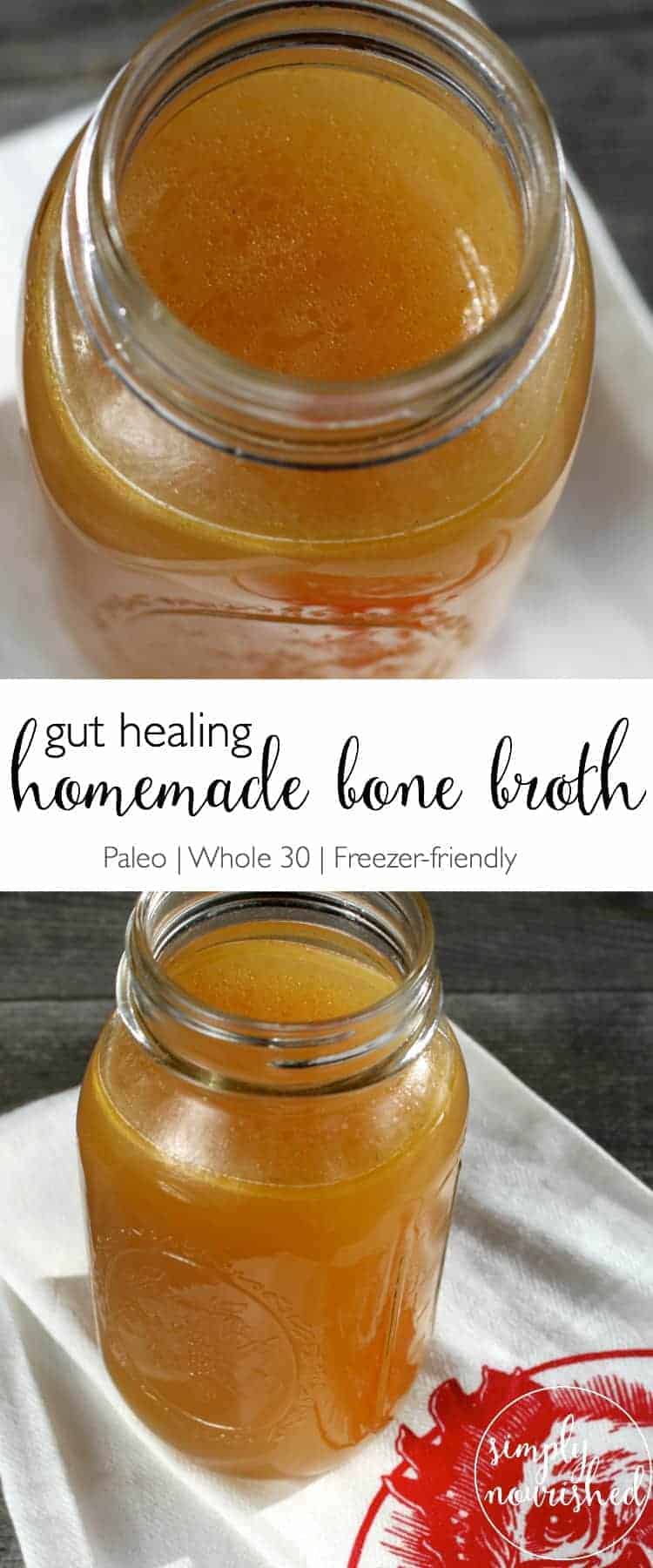 Nourishing Chicken Bone Broth In A Slow Cooker