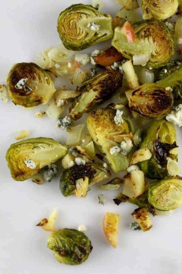 Brussels Sprouts with Blue Cheese