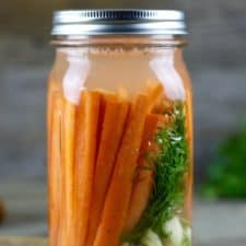 Fermented Dilly Carrots