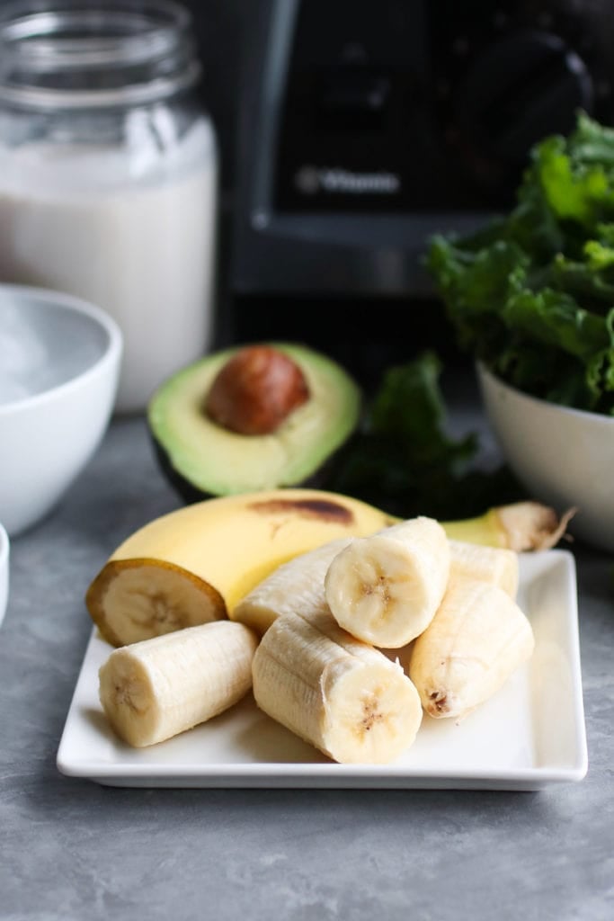 Five-Ingredient Go-to Green Smoothie ingredients 