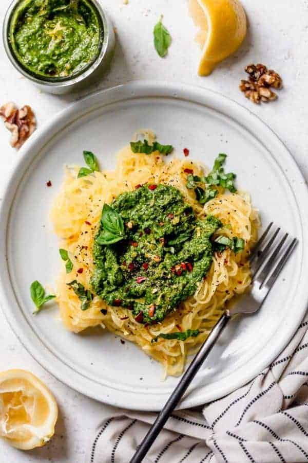 Basil Walnut Pesto The Real Food Dietitians