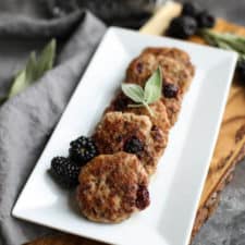 Blackberry Sage Breakfast Sausage