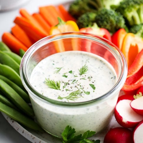 Paleo Ranch Dressing & Dip - The Real Food Dietitians