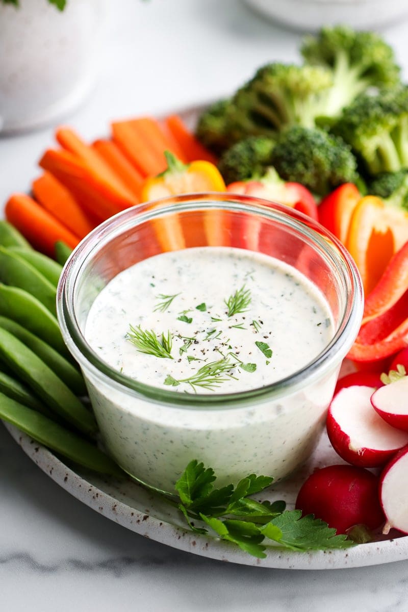 The Best Whole30 Ranch Dressing + Whole30 Garlic Mayonnaise - 40