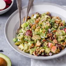 Avocado Chicken Waldorf Salad