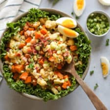 Roasted Cauliflower Sweet Potato Salad