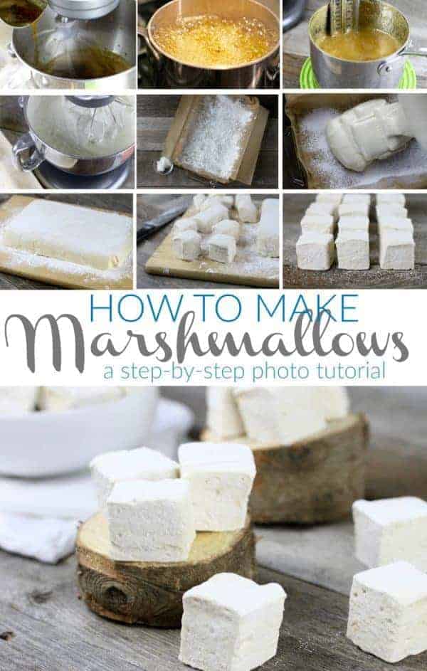 Homemade Marshmallows | Light, fluffy and made without corn syrup or eggs, these are the homemade marshmallows of your dreams | healthy marshmallow recipe | easy marshmallow recipes | no corn syrup marshmallows || The Real Food Dietitians #homemademarshmallows #cornsyrupfree #healthymarshmallows