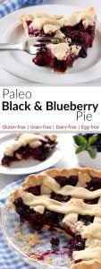 Paleo Black and Blueberry Pie | The Real Food Dietitians | https://therealfooddietitians.com/paleo-black-and-blueberry-pie/