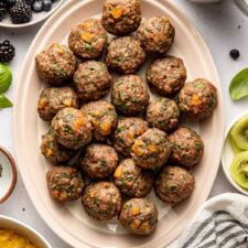 Apricot Basil Breakfast Meatballs Recipe