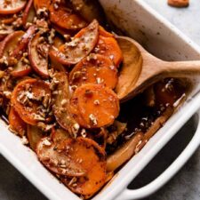 Cinnamon Sweet Potato Apple Bake
