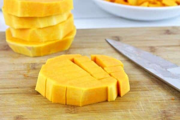 How-to Cube Butternut Squash