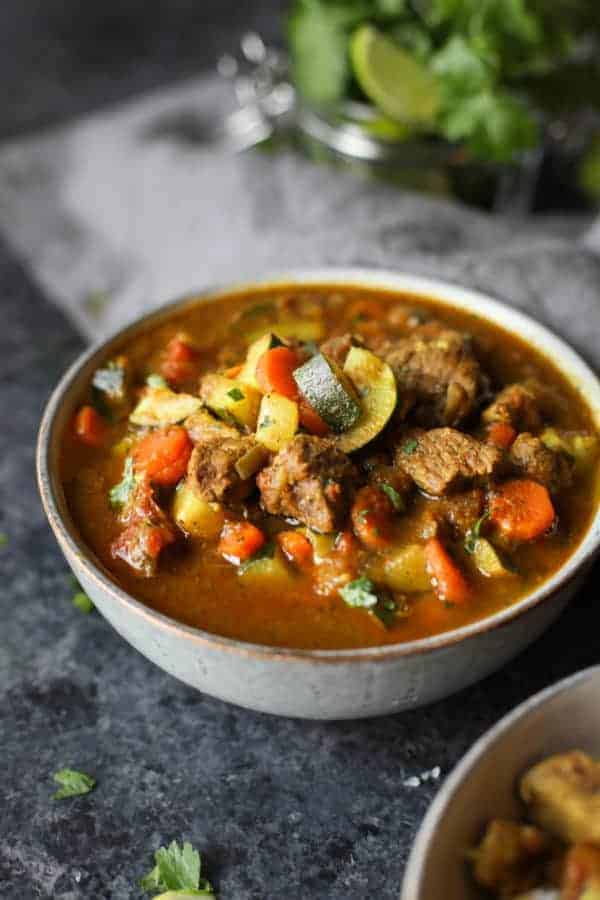 A bowl of Lamb Curry