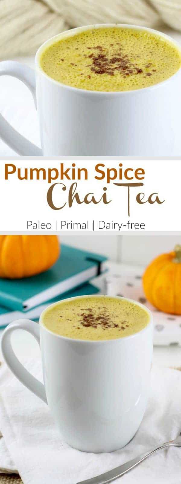 Pinterest image for Pumpkin Spice Chai Tea