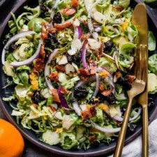 Brussels Sprouts Salad with Citrus Vinaigrette