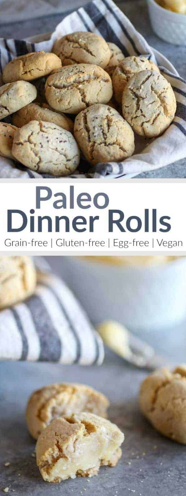An allergy-friendly, paleo dinner roll recipe for ALL to enjoy | These Paleo Dinner Rolls are grain-free, gluten-free, egg-free, vegan-option and nut-free option | therealfoodrds.com