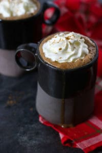 A mug of Dairy-free Gingerbread Hot Cocoa