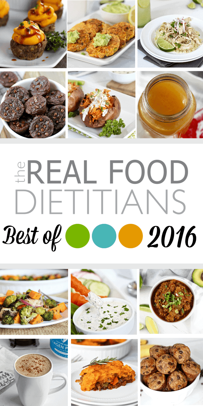 The Real Food Dietitians Best of 2016 - sharing with you our 12 most popular recipes of 2016 and all that's to come in 2017 | therealfoodrds.com