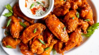 Primal Kitchen - Ain't no thing but a (Buffalo) chicken wing!  @allthehealthythings brought the heat with Crispy Buffalo Ranch Chicken  Wings, made with our Buffalo Sauce (more sauce to savor!) #FlippinDelicious  .