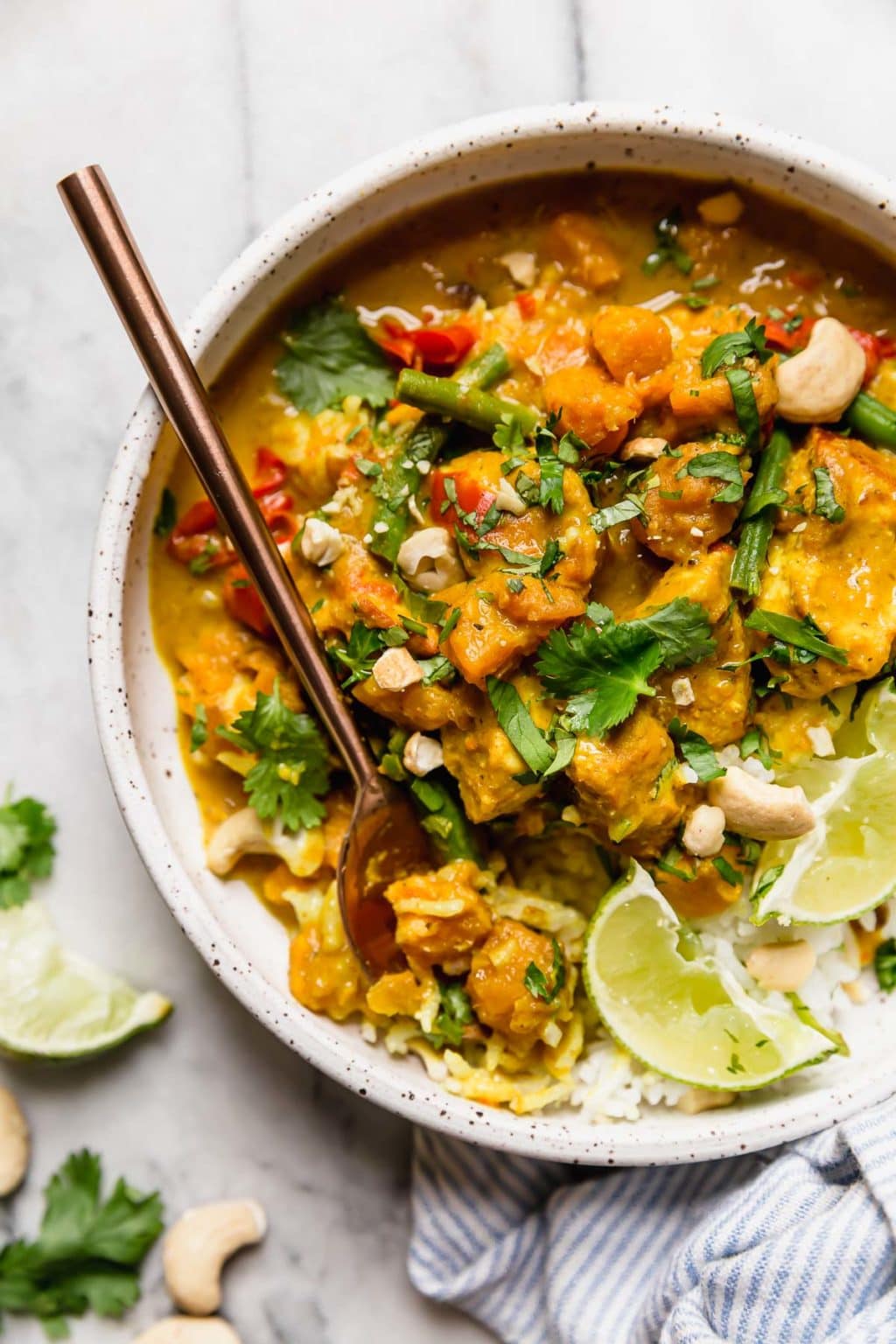 Instant Pot Chicken Sweet Potato Curry - The Real Food Dietitians