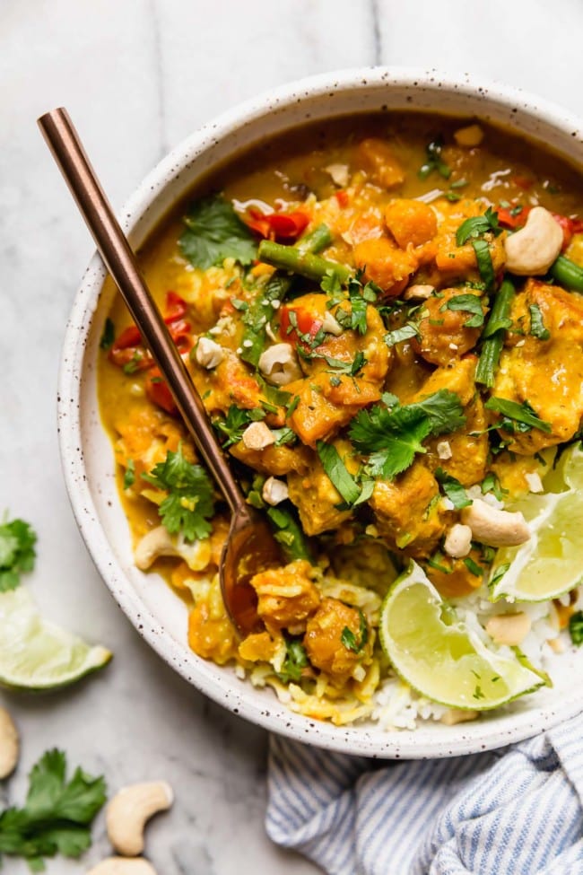 Instant Pot Chicken Sweet Potato Curry The Real Food Dietitians