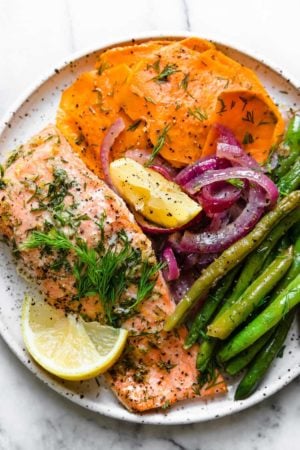 Salmon Sheet Pan Dinner Recipe – Sheet Pan Salmon Recipe — Eatwell101