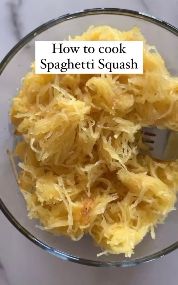 Video showing how to cook spaghetti squash in the oven