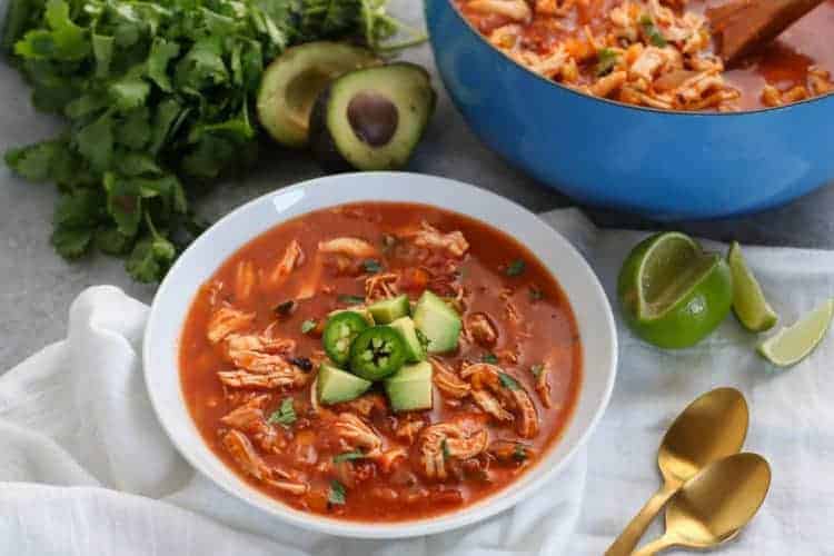 Instant Pot Chicken Tortilla Soup - Kristine's Kitchen