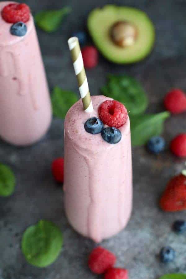 Anti-Aging Banana Berry Smoothie