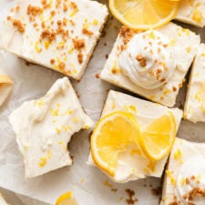 No Bake Lemon Cheesecake Bars Recipe