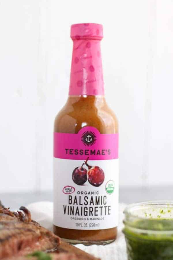 Tessemae's Organic Balsamic Vinaigrette bottle