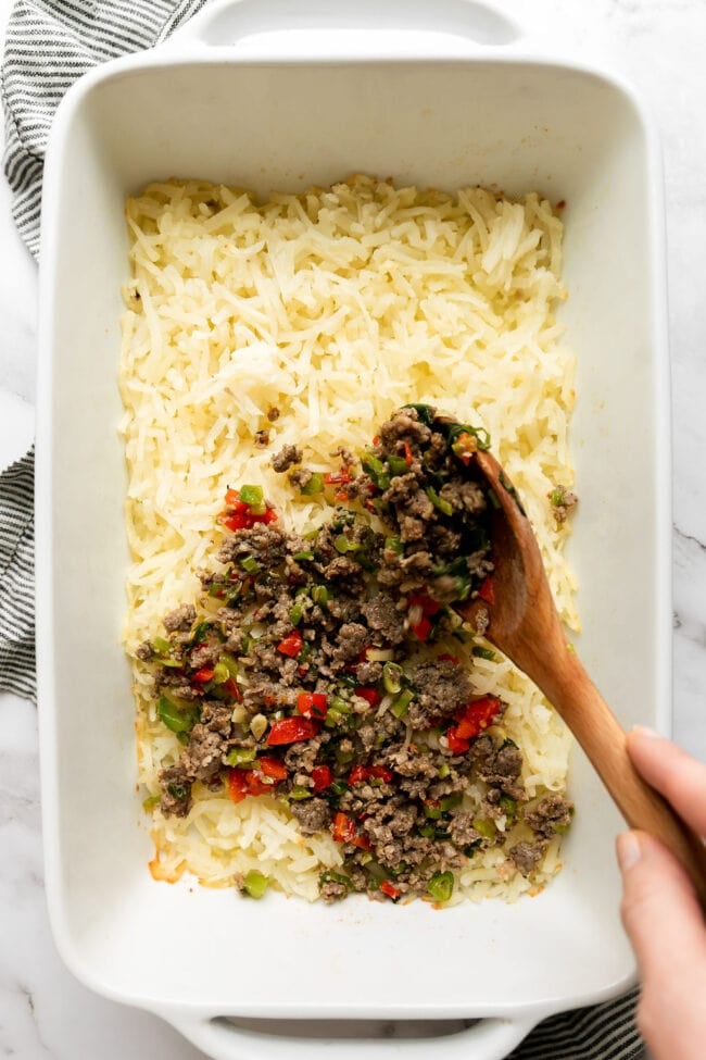 Sausage Egg Bake (Easy Overnight Breakfast Casserole Option) The Real