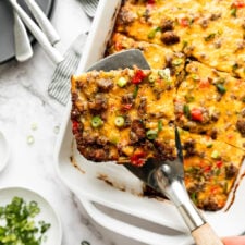 Sausage Egg Bake (Easy Overnight Breakfast Casserole Option)