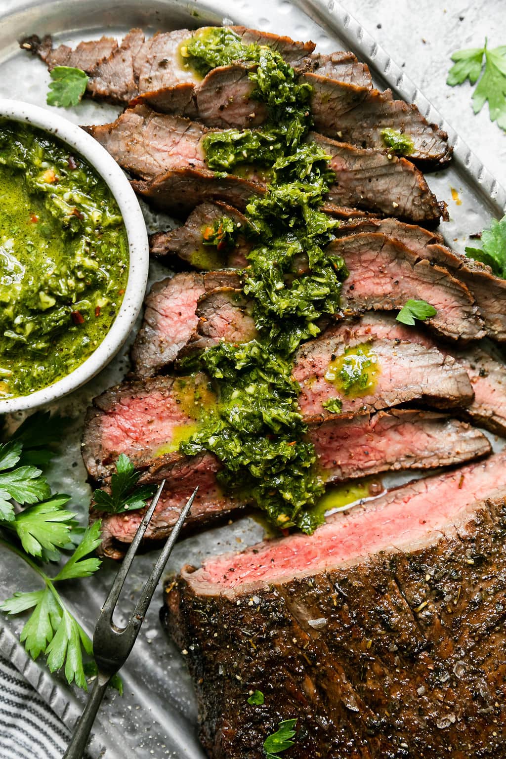 Grilled Flank Steak Recipe with Balsamic and Garlic