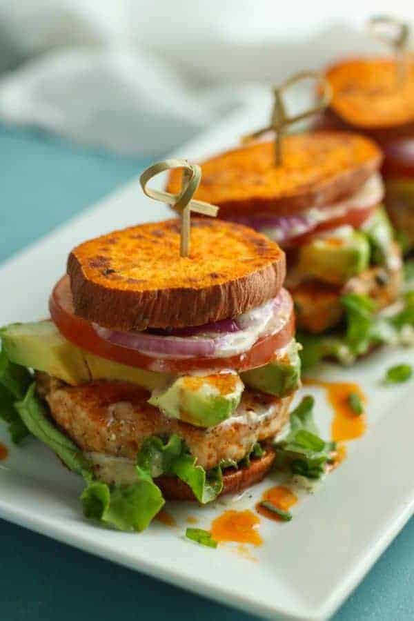 Buffalo Chicken Sliders (Whole30) | The Real Food Dietitians | https://therealfooddietitians.com/buffalo-chicken-sliders/