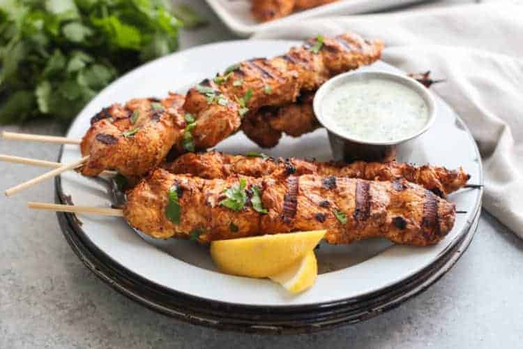 Chicken tikka shop skewer recipe