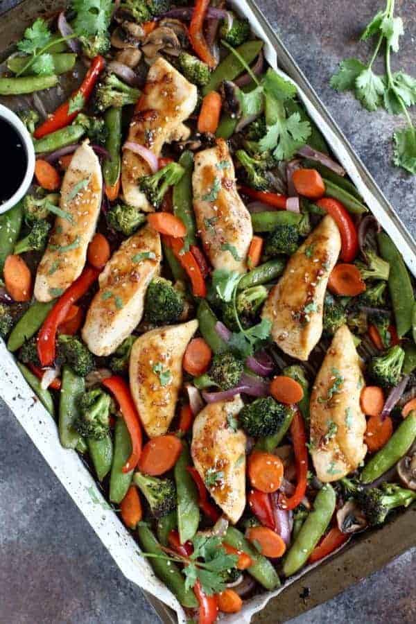 One-Pan Teriyaki Chicken Veggie Bake