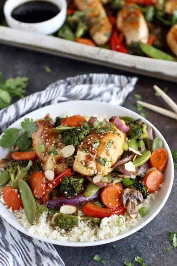 One-Pan Teriyaki Chicken Veggie Bake