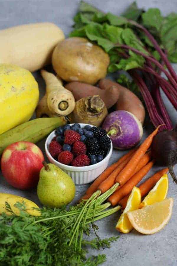 fruits and vegetables