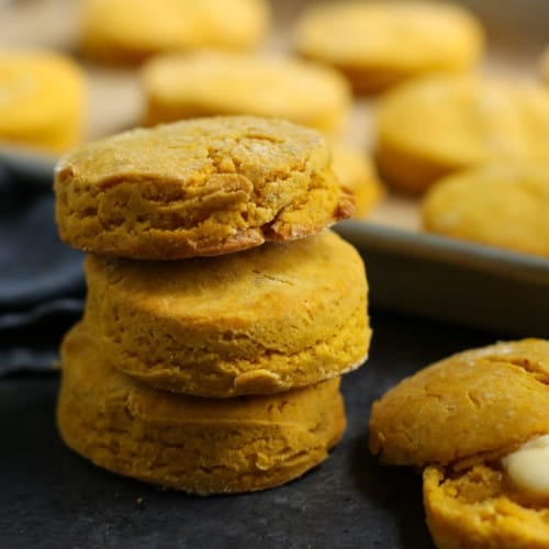 Gluten-free Sweet Potato Buttermilk Biscuits | The Real Food Dietitians | https://therealfooddietitians.com/gluten-free-sweet-potato-buttermilk-biscuits/