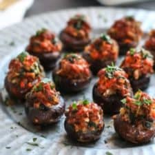 Chorizo Stuffed Mushrooms