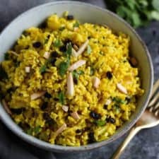 Golden Cauliflower Rice