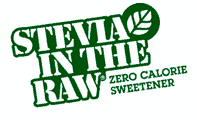 Stevia in the Raw brand logo.