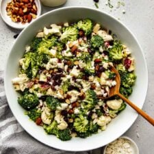 Apple Broccoli Cauliflower Salad-image