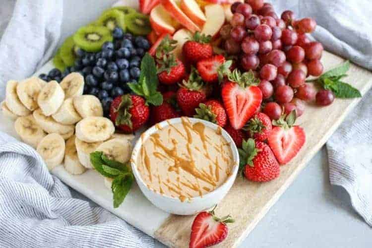 Peanut Butter Greek Yogurt Fruit Dip - Project Meal Plan