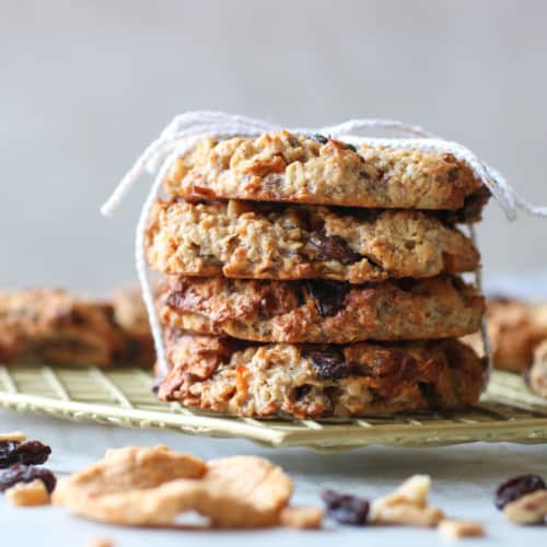 Apple Cinnamon Breakfast Oat Cookies