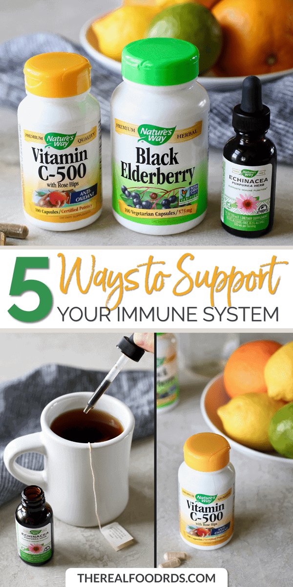 Longer Pin Image for 5 Ways to Support Your Immune System