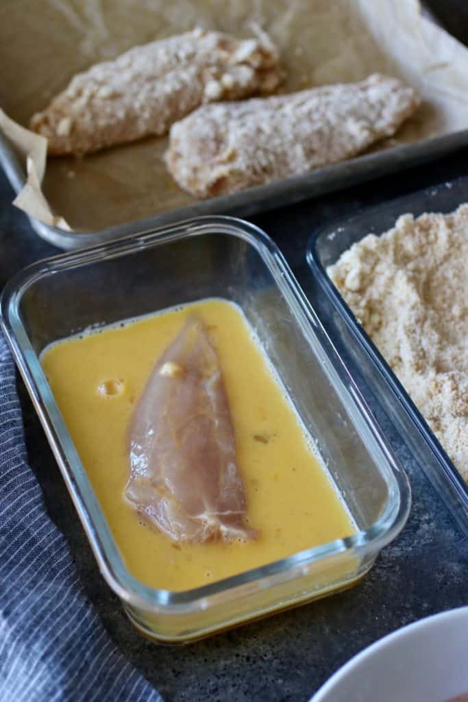 Buffalo Chicken Strips with Buffalo Ranch (Whole30)