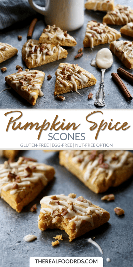 Long Pin Image for Pumpkin Spice Scones